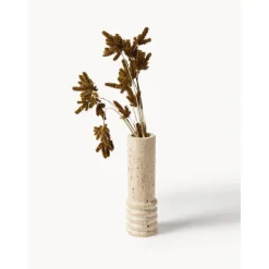 Jarron Decorativo De Travertino Cleighton