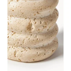 Jarron Pequeno Decorativo De Travertino Cleighton