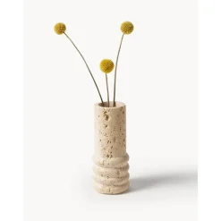 Jarron Pequeno Decorativo De Travertino Cleighton