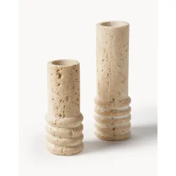 Jarron Pequeno Decorativo De Travertino Cleighton