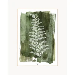 Lamina Decorativa White Fern