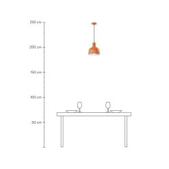 Lampara De Techo Artesanal Pequena Caxixi