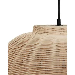 Lampara De Techo Artesanal De Ratan Chand