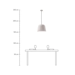 Lampara De Techo Artesanal Madame Gres