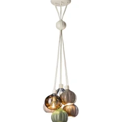 Lampara De Techo Artesanal Cluster Afoxe