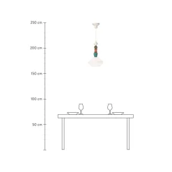 Lampara De Techo Artesanal De Diseno Lariat