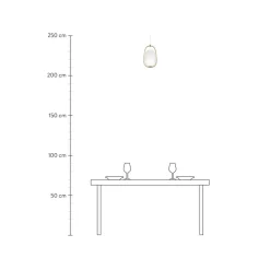 Lampara De Techo Artesanal Regulable Lanna