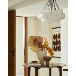 Lampara De Techo Cluster De Vidrio Lyna