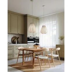 Lampara De Techo De Bambu Salma