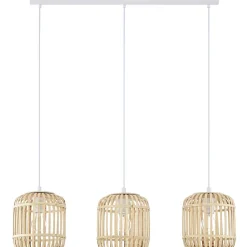 Lampara De Techo De Bambu Adam