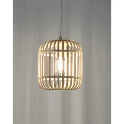 Lampara De Techo De Bambu Adam