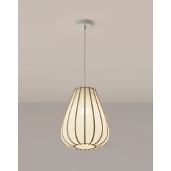 Lampara De Techo De Bambu Salma