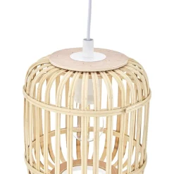 Lampara De Techo De Bambu Adam