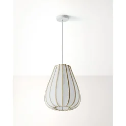 Lampara De Techo De Bambu Salma