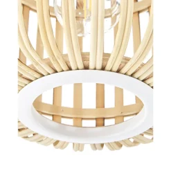 Lampara De Techo De Bambu Adam