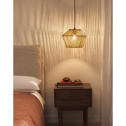 Lampara De Techo De Canamo Mira