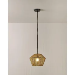 Lampara De Techo De Canamo Mira