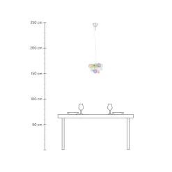 Lampara De Techo De Cristal Gross