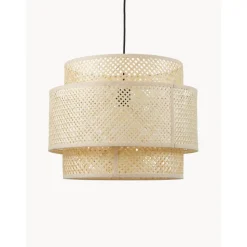 Lampara De Techo De Diseno De Bambu Finja