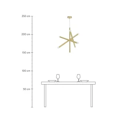 Lampara De Techo De Diseno Sticks