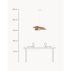 Lampara De Techo De Fibras Naturales Milani