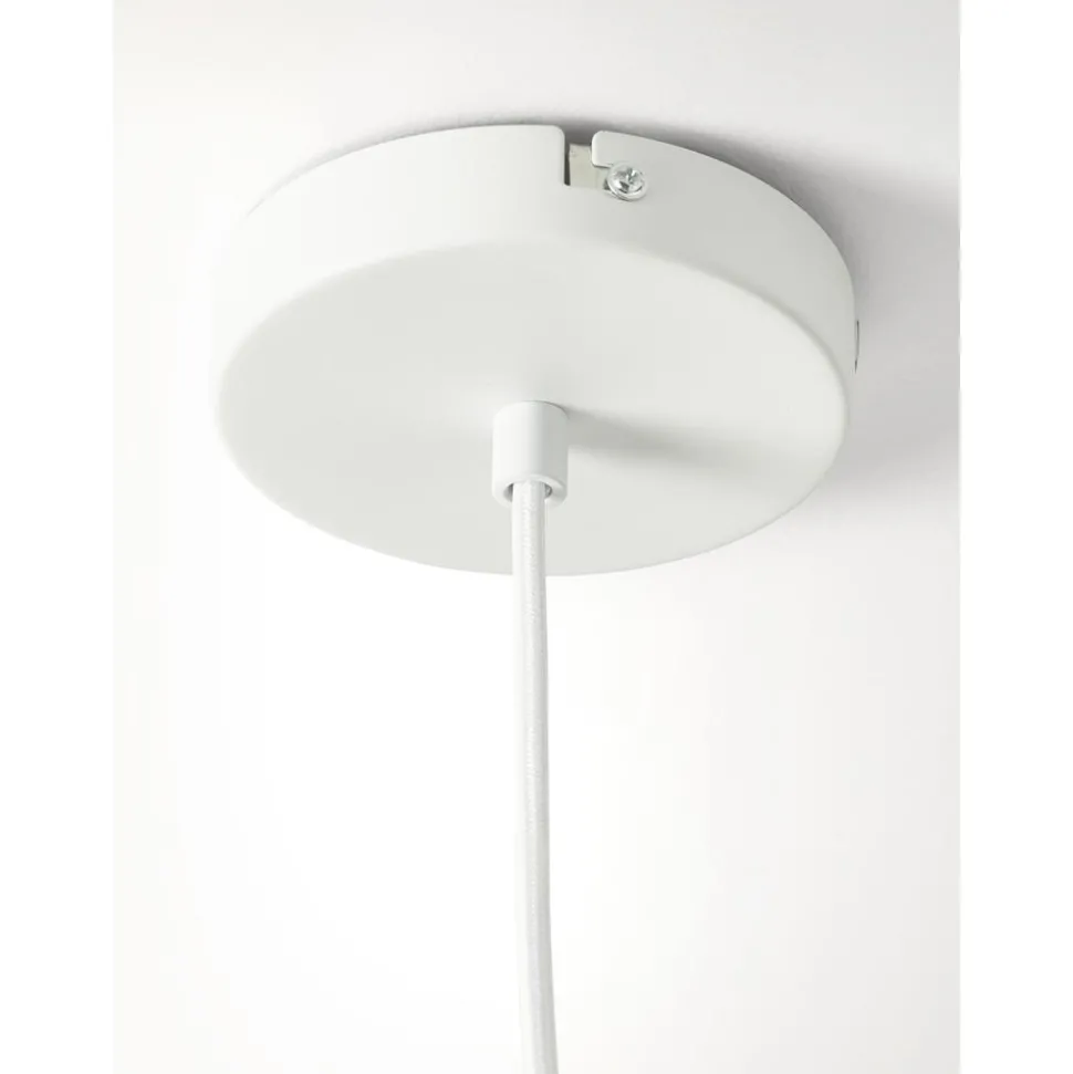 Lampara De Techo De Fibras Naturales Milani