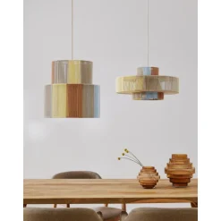 Lampara De Techo De Lino Lace