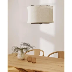 Lampara De Techo De Lino Clouds