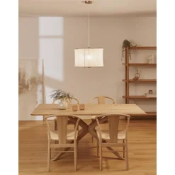 Lampara De Techo De Lino Clouds