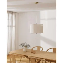 Lampara De Techo De Lino Clouds