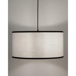 Lampara De Techo De Lino Claudette