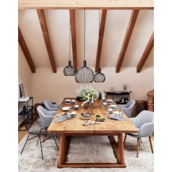 Lampara De Techo De Metal Aver