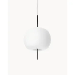 Lampara De Techo De Vidrio Soplado Artesanalmente Regulable Kushi