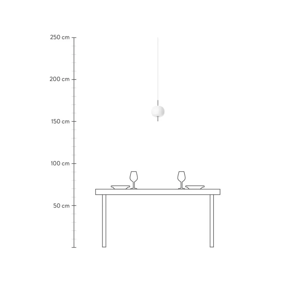 Lampara De Techo De Vidrio Soplado Artesanalmente Regulable Kushi