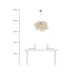 Lampara De Techo De Vidrio Gross Grande