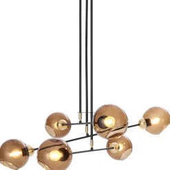 Lampara De Techo Esferas De Vidrio Cooper