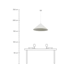 Lampara De Techo Grande Alia