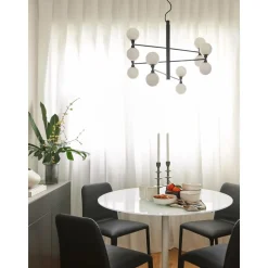 Lampara De Techo Grande De Cristal Grover