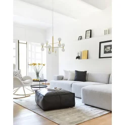 Lampara De Techo Grande De Cristal Grover