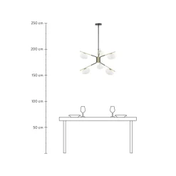 Lampara De Techo Grande De Diseno Guna