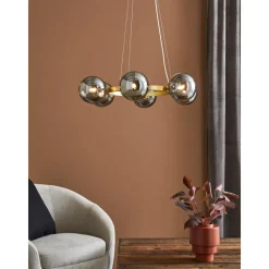 Lampara De Techo Grande De Espejo Circle