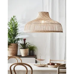 Lampara De Techo Grande De Ratan Bali