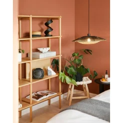 Lampara De Techo Grande De Bambu Kalimantan