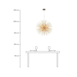 Lampara De Techo Grande De Diseno Soleil
