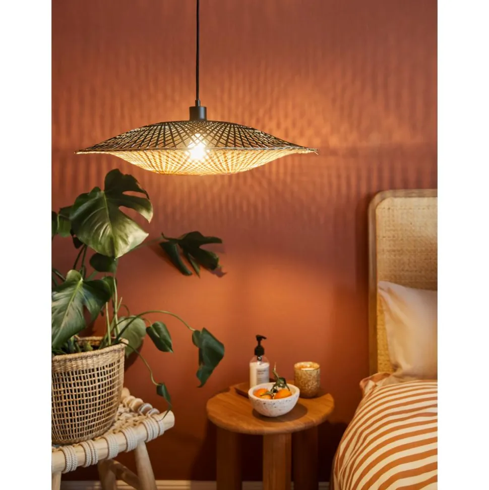 Lampara De Techo Grande De Bambu Kalimantan