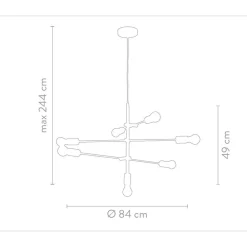 Lampara De Techo Grande Venja