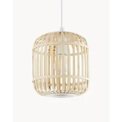 Lampara De Techo Pequena De Bambu Adam