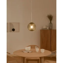 Lampara De Techo Pequena De Vidrio Lorna