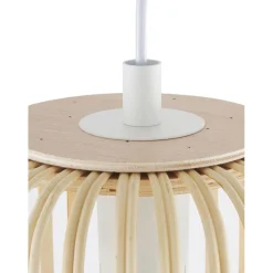 Lampara De Techo Pequena De Bambu Adam