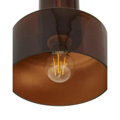 Lampara De Techo Pequena De Vidrio Flowy